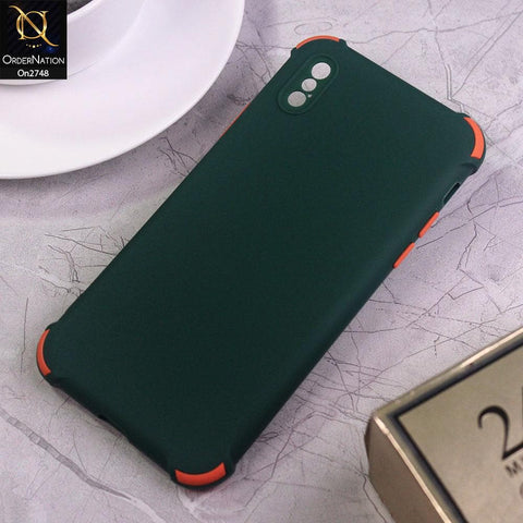 iPhone XS / X - Green - Soft New Stylish Matte Look Case