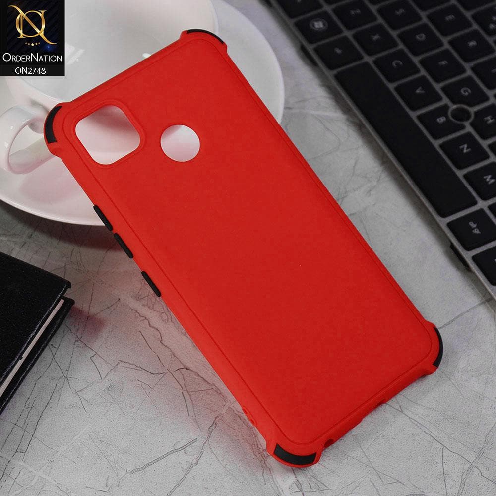 Tecno Pop 4 Cover - Red - Soft New Stylish Matte Look Case