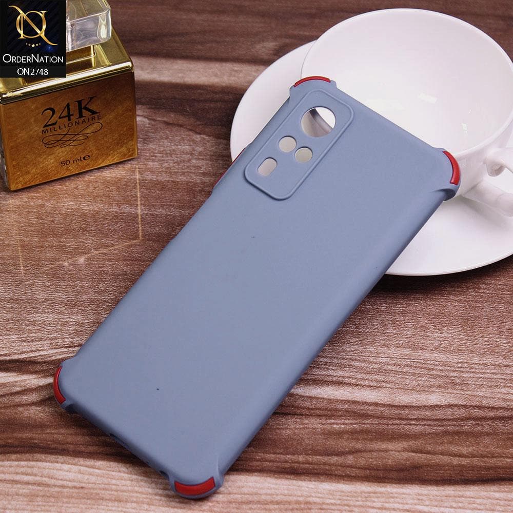 Vivo Y31 Cover - Light Gray - Soft New Stylish Matte Look Case