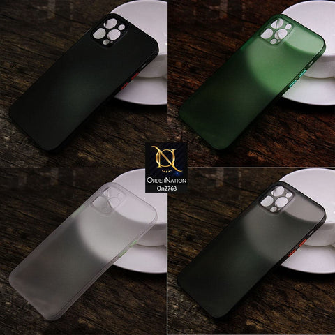 iPhone XS / X - Green - New Colored Semi-Transparent Ultra Thin Paper Shell Case