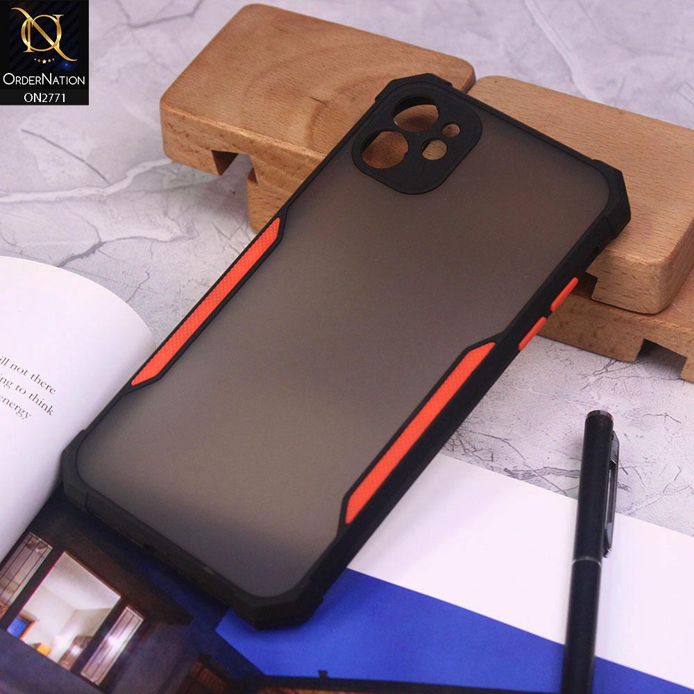 iPhone 11 Cover - Black - New Stylish Anti-Drop Grip Matte Semi Transparent With Camera Protection Case