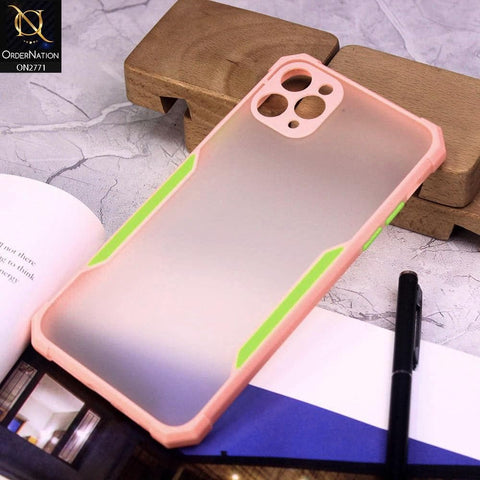 iPhone 11 Pro Cover - Pink - New Stylish Anti-Drop Grip Matte Semi Transparent With Camera Protection Case