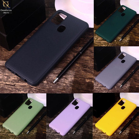 Oppo A8 Cover - Dark Green -Candy Colour Tpu Soft Case