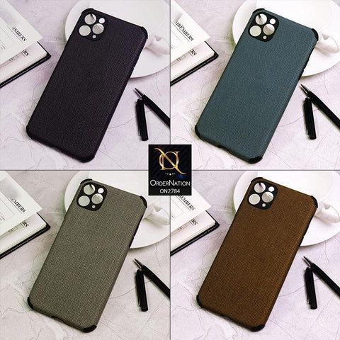 Oppo A31 Cover - Brown - Leather Jeans Texture Soft Case