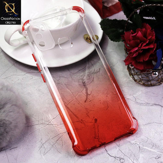 Infinix Hot 9 Play Cover - Red - Dual Gradient Semi Transparent Soft Case