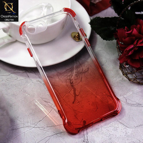 iPhone 8 / 7 Cover - Red - Dual Gradient Semi Transparent Soft Case