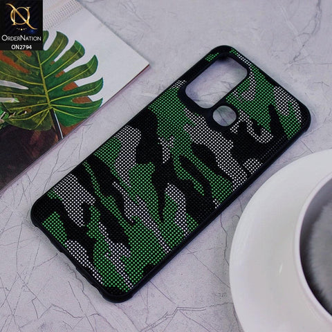 Vivo Y50 Cover - Green - Soft Stylish Camouflage Texture Case