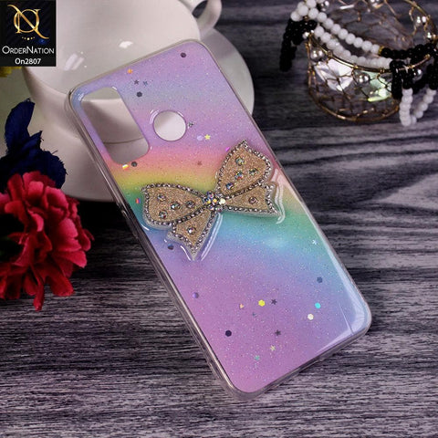 Vivo Y50 - Multi - New Trendy Rhinestone Butterfly Brouge Soft Case