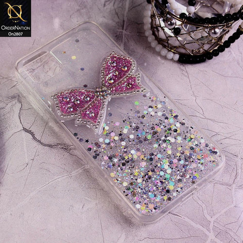 Huawei Y5p - Silver - New Trendy Rhinestone Butterfly Brouge Soft Case