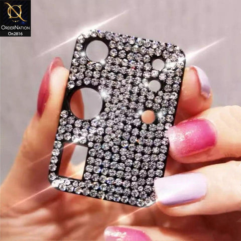 Samsung Galaxy S20 Ultra Protector - New Diamond Rhinestones Inlaid Camera Lens Protective Film