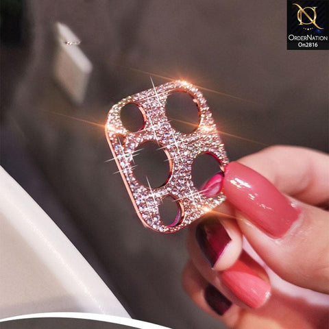 iPhone 13 Pro Protector - New Diamond Rhinestones Inlaid Camera Lens Protective Film