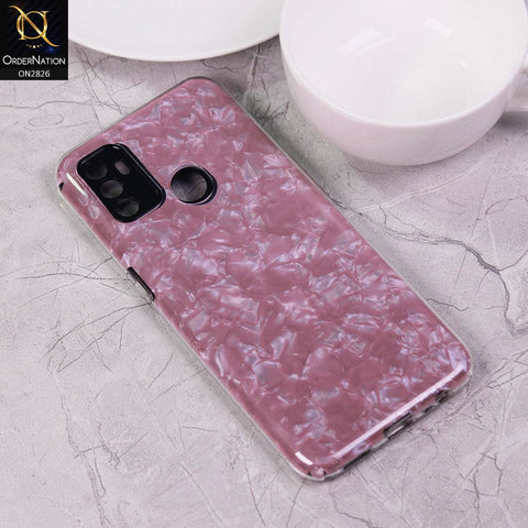 Oppo A53 Cover - Black - New Marble Series 2 in 1 Hybrid Case