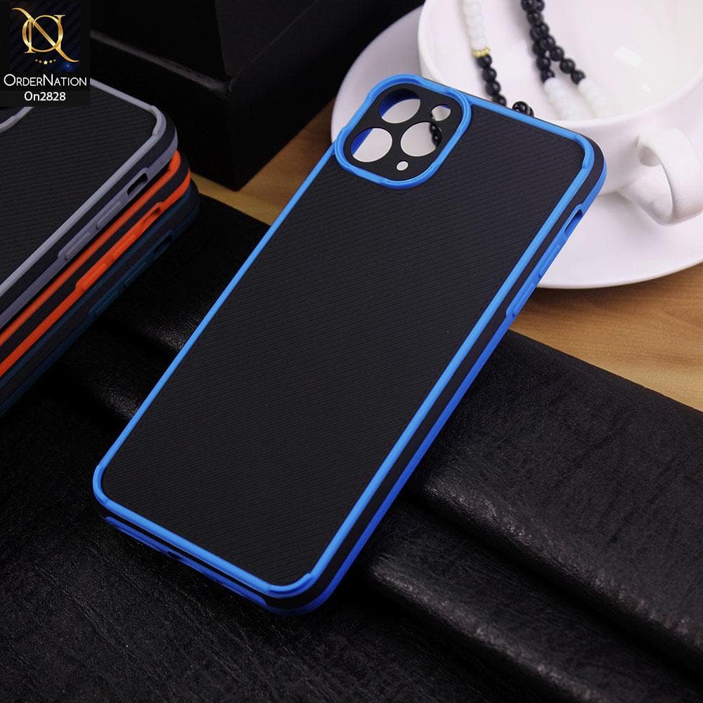 iPhone 11 Pro Cover - Blue - 3D Soft Linning Camera Protection Case