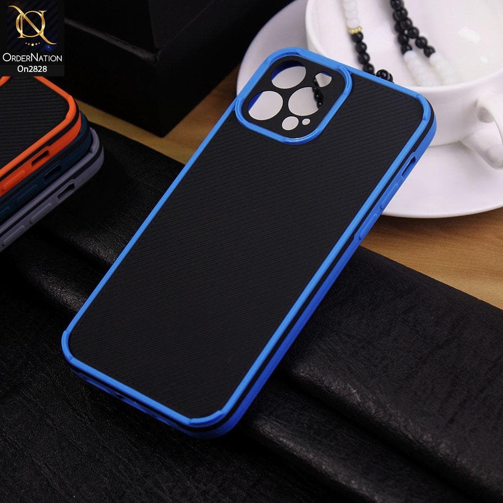 iPhone 12 Pro Max Cover - Blue - 3D Soft Linning Camera Protection Case