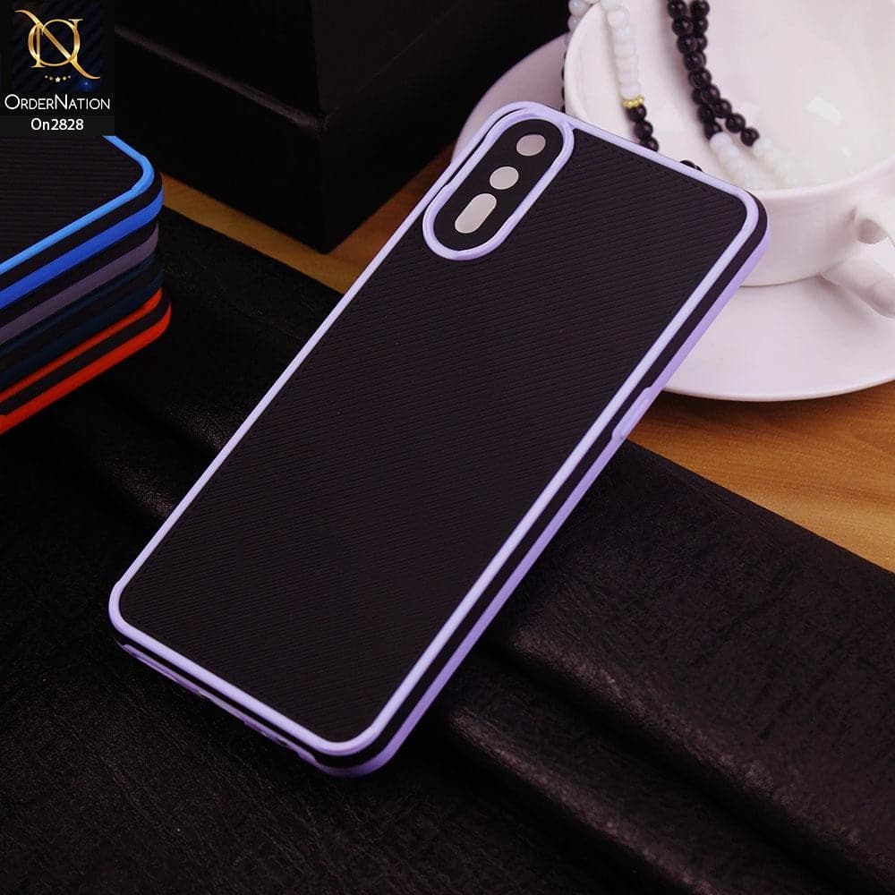 Vivo S1 Cover - Purple - 3D Soft Linning Camera Protection Case
