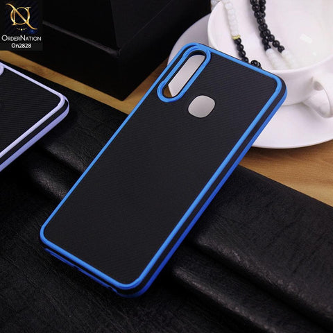 Vivo Y12 Cover - Blue - 3D Soft Linning Camera Protection Case