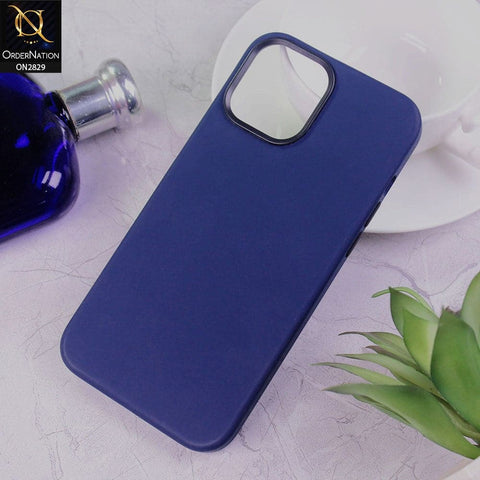 iPhone 12 Pro Max Cover - Blue - Soft Touch MagSafe Silicon Case