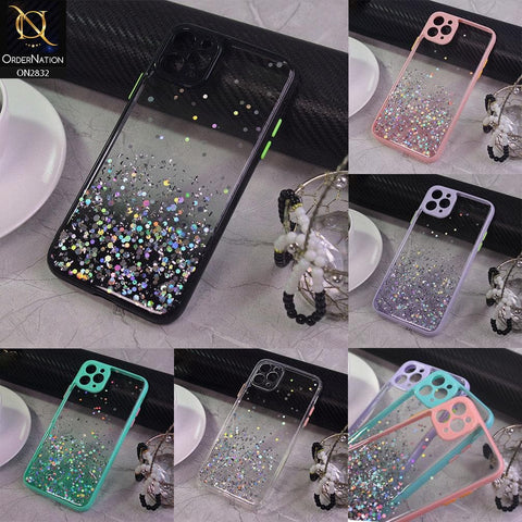 Oppo A31 Cover - Pink - 3D Look Silver Foil Back Shell Case - Glitter Does not Move