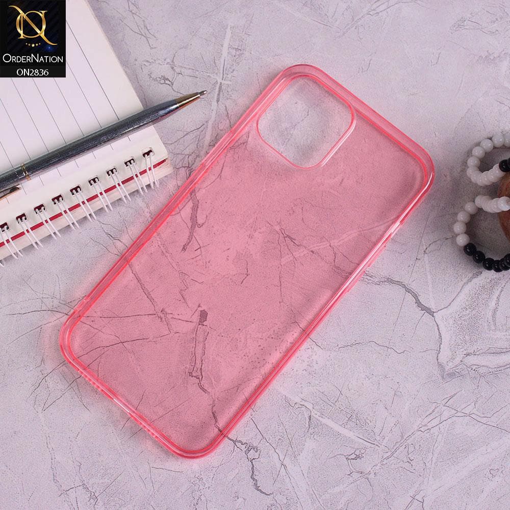 iPhone 12 Cover - Pink - Candy Color Transparent Soft Case