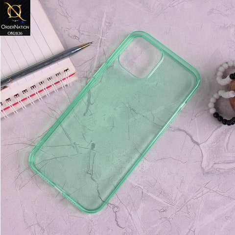 iPhone 12 Mini Cover - Green - Candy Color Transparent Soft Case