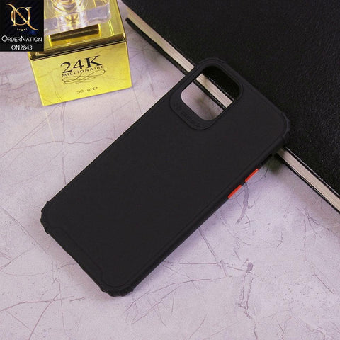 iPhone 12 Mini Cover - Black - 3D Camera Soft Silicon Protective Case