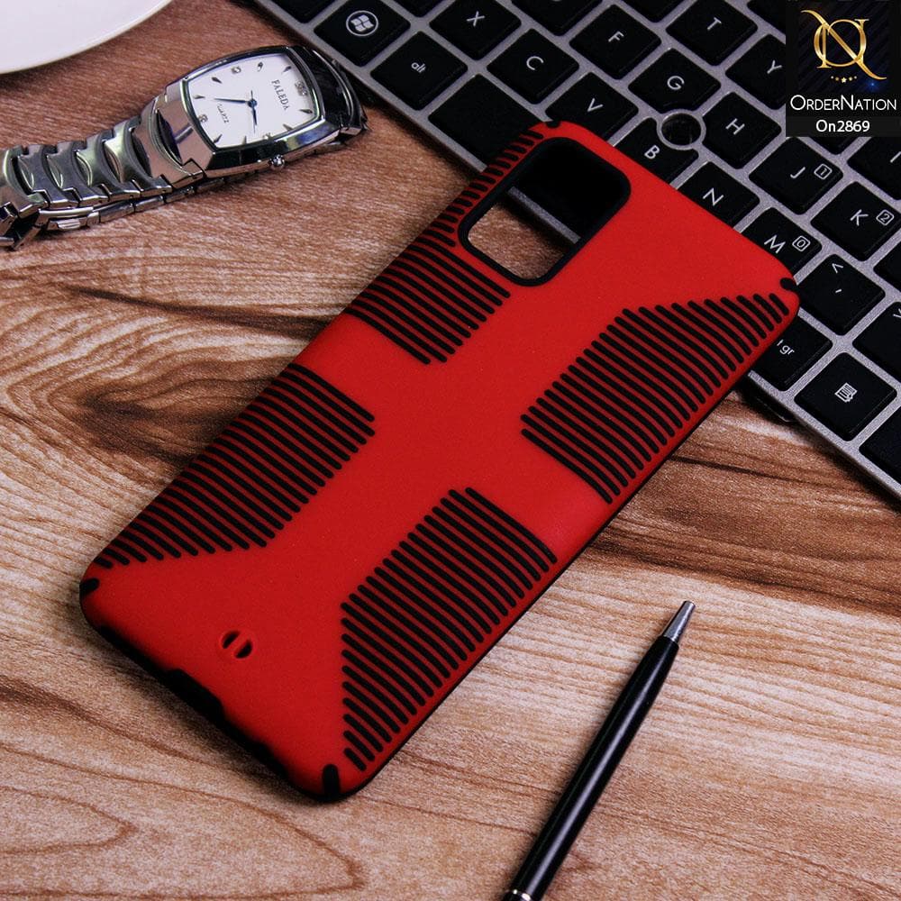 Samsung Galaxy A02s - Red - New Style Explorer Military Anti-Fall Series Case