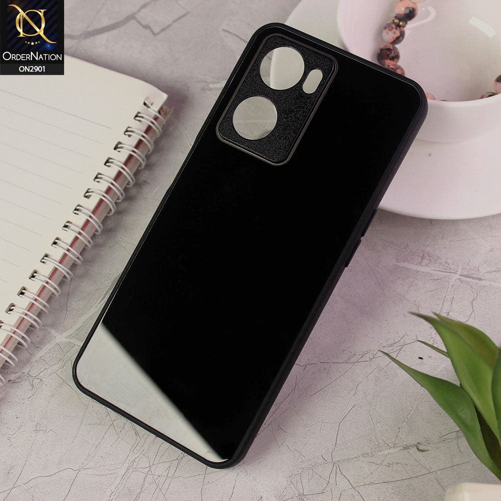 Oppo K10 5G Cover - Black - New Glossy Shine Soft Borders Camera Protection Back Case