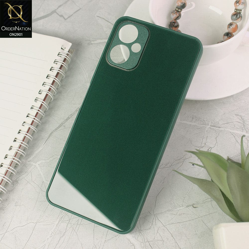 Tecno Camon 19 Neo Cover - Dark Green - New Glossy Shine Soft Borders Camera Protection Back Case