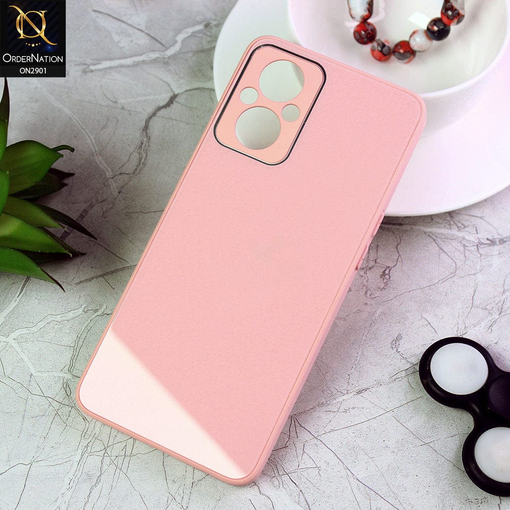 Oppo F21 Pro 5G Cover - Pink - New Glossy Shine Soft Borders Camera Protection Back Case