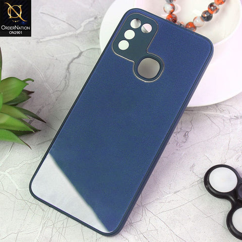 Infinix Hot 11 Play Cover - Blue - New Glossy Shine Soft Borders Camera Protection Back Case