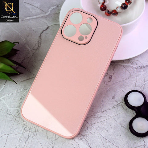 iPhone 14 Pro Max Cover - Pink - New Glossy Shine Soft Borders Camera Protection Back Case