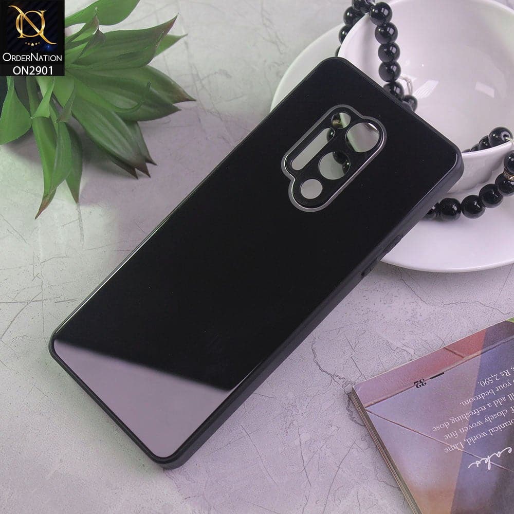 OnePlus 8 Pro Cover - Black - New Glossy Shine Soft Border Camera Protection Back Case