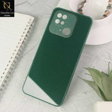 Xiaomi Redmi 10C Cover - Dark Green - New Glossy Shine Soft Borders Camera Protection Back Case