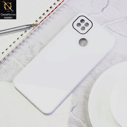 Xiaomi Redmi 10A Cover - White - New Glossy Shine Soft Borders Camera Protection Back Case