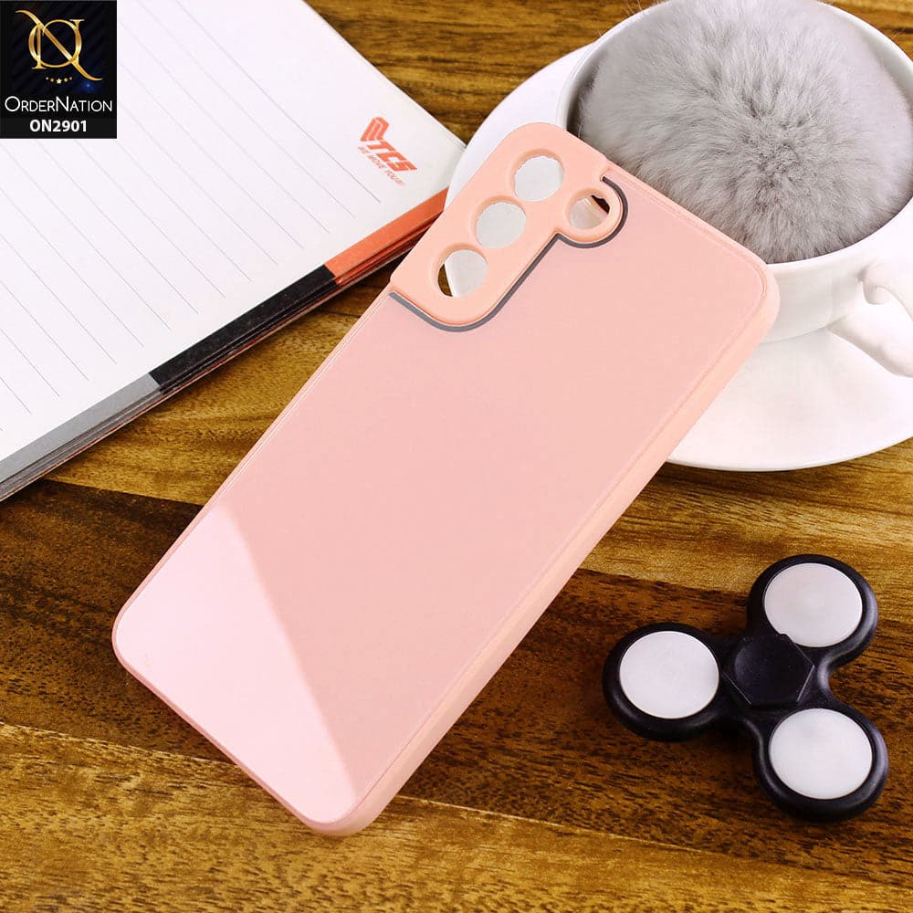 Samsung Galaxy S22 Plus 5G Cover - Peach - New Glossy Shine Soft Borders Camera Protection Back Case