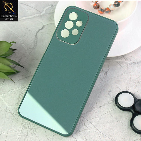 Samsung Galaxy A23 Cover - Green - New Glossy Shine Soft Borders Camera Protection Back Case