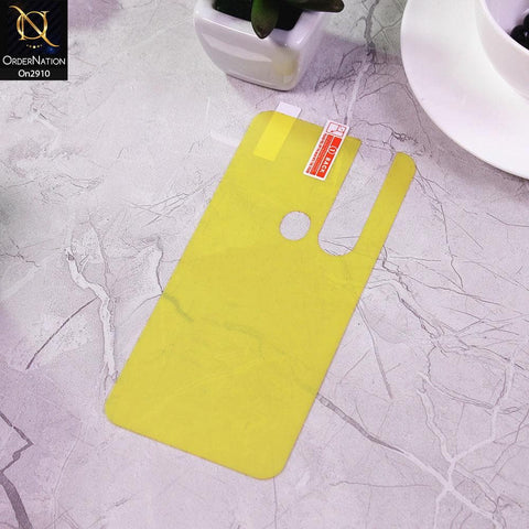 Tecno Camon 15 Pro - Transparent Skin Film Unbreakable Back Protector Sheet