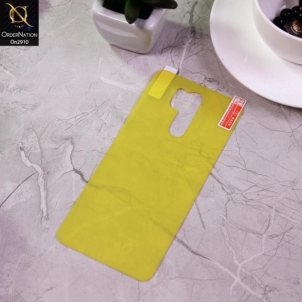 Xiaomi Redmi 9 - Transparent Skin Film Unbreakable Back Protector Sheet