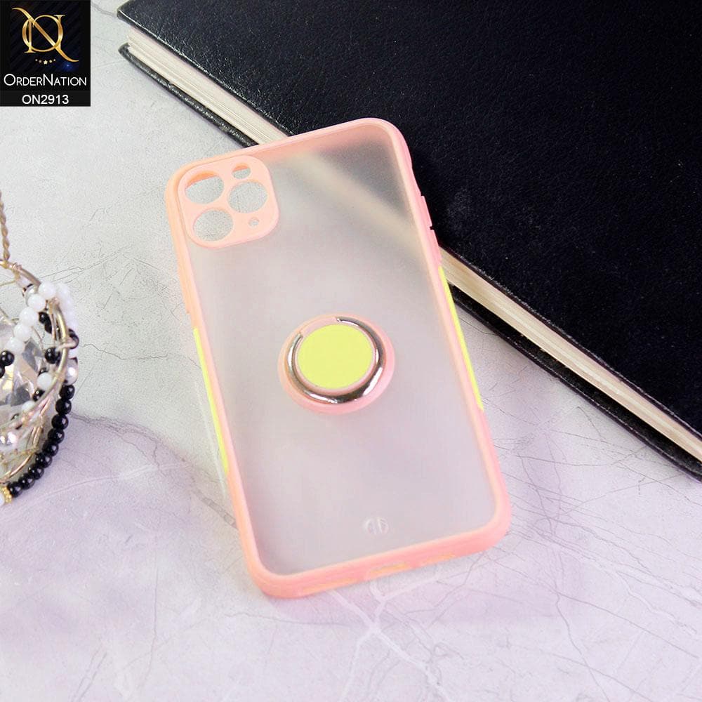 iPhone 11 Pro Cover - Pink - New Special Equipment Stylish Protective Case With Ring Holder