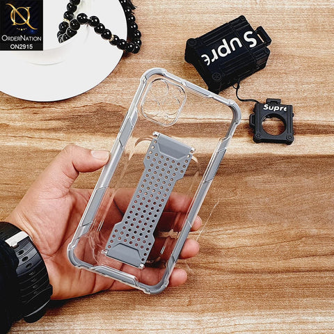 New Fascinating Transparent Soft Case With Finger Grip Holder