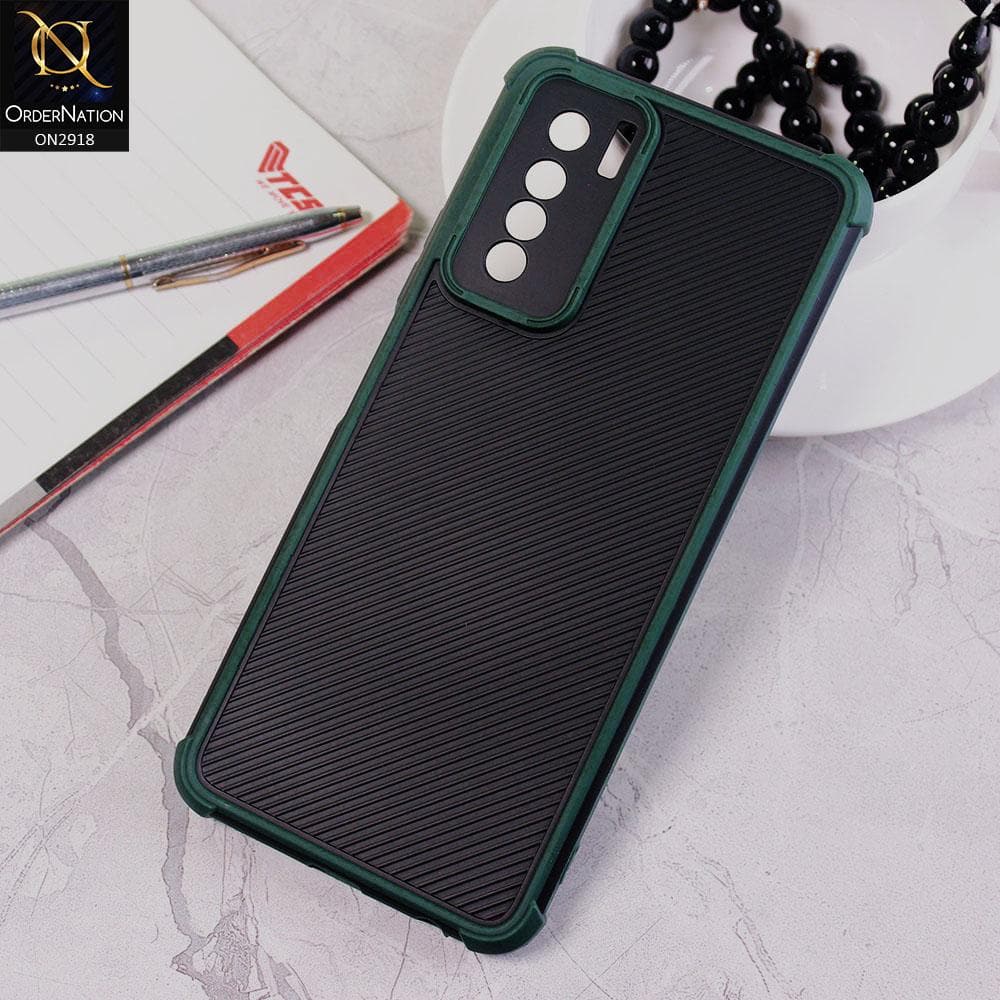 Tecno Camon 17 Pro Cover - Green - 3D Soft Linning Camera Protection Case