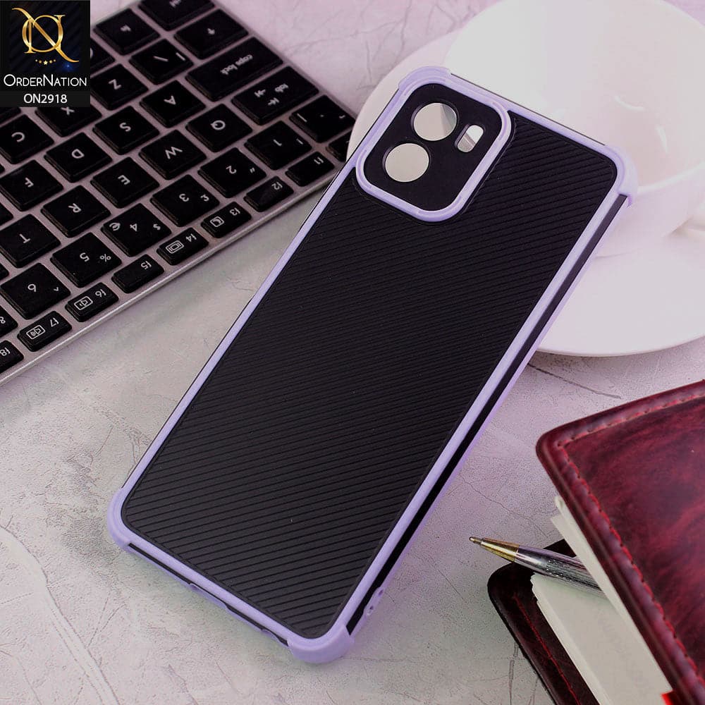 Vivo Y15c Cover - Purple - 3D Soft Linning Camera Protection Case