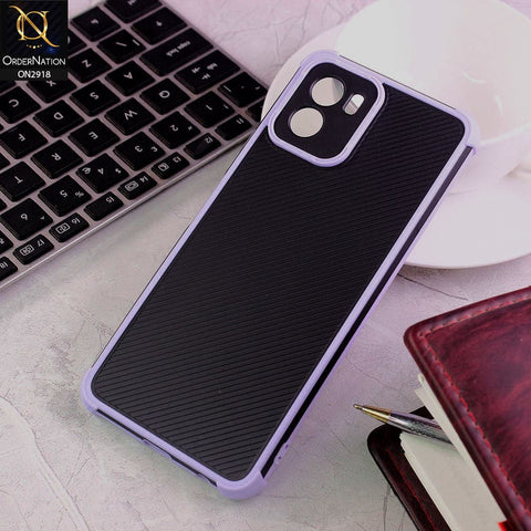 Vivo Y15c Cover - Purple - 3D Soft Linning Camera Protection Case