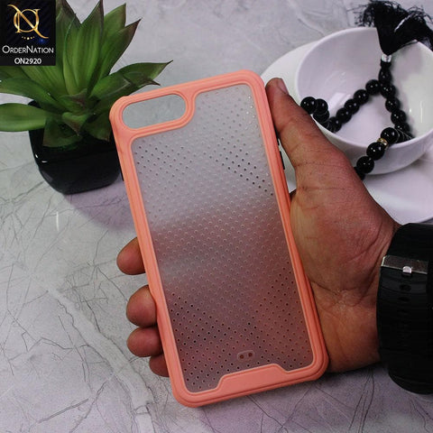 iPhone 8 Plus / 7 Plus Cover - Pink - New Breathing Series Soft Borders Protective Case