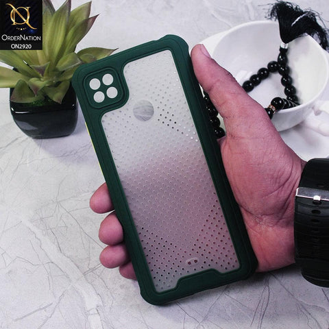 Xiaomi Redmi 9C Cover - Green - New Breathing Series Soft Borders Protective Case