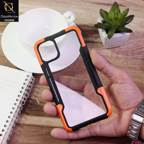 iPhone 11 Pro Cover - Orange - Premium Hybrid Bumper Protective Case