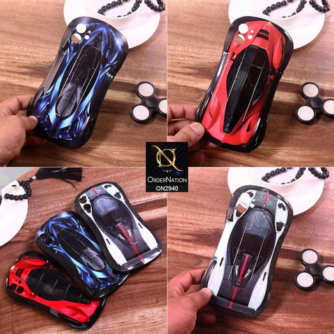 iPhone 11 Cover - Red - 3D Super Car Model Soft Cases