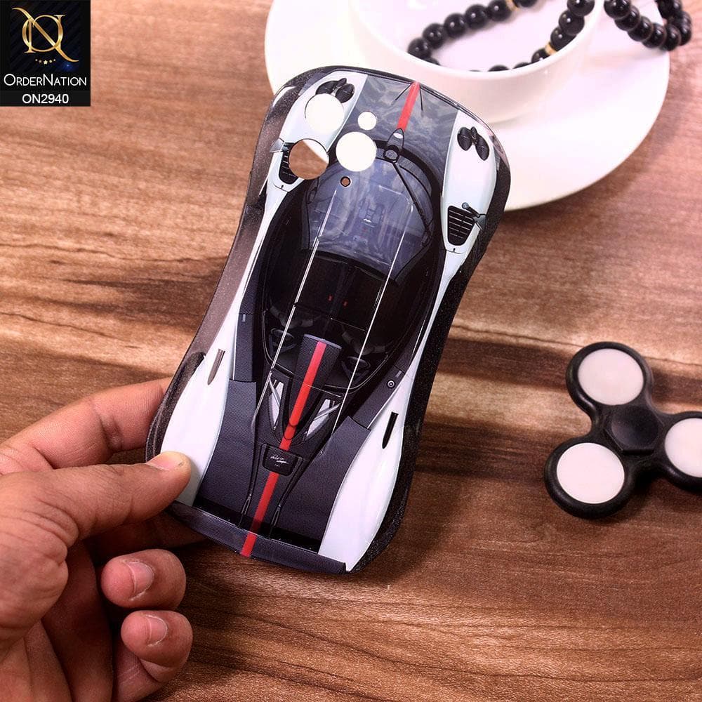 iPhone 11 Pro Cover - White - 3D Super Car Model Soft Cases