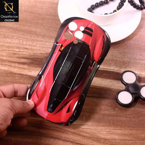 iPhone 12 Pro Max Cover - Red - 3D Super Car Model Soft Cases