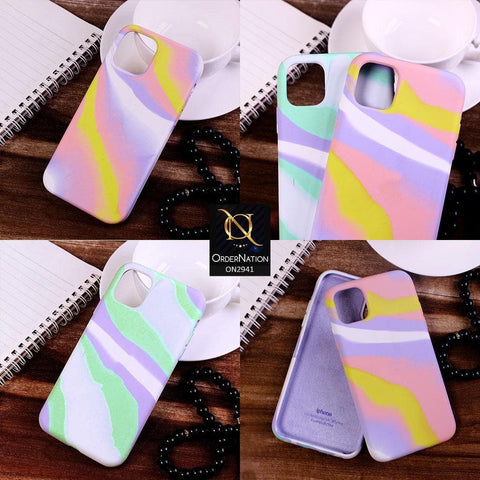 iPhone 12 Cover - Aqua - Colour Splash Series Soft Silicone Cases